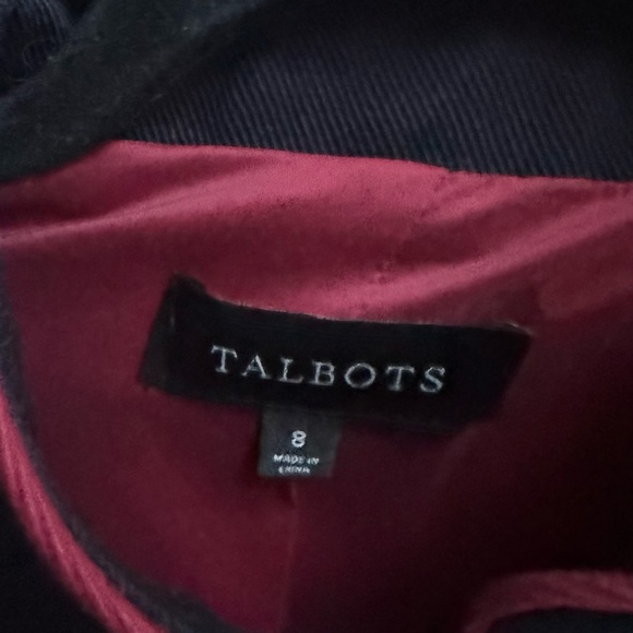 Talbots Navy Blazer with Gold Buttons size 8 EUC - Picture 3 of 5